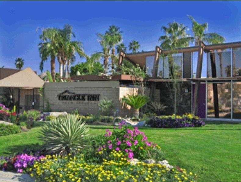 Triangle Inn Clothing Optional Resort For Men Palm Springs Bagian luar foto