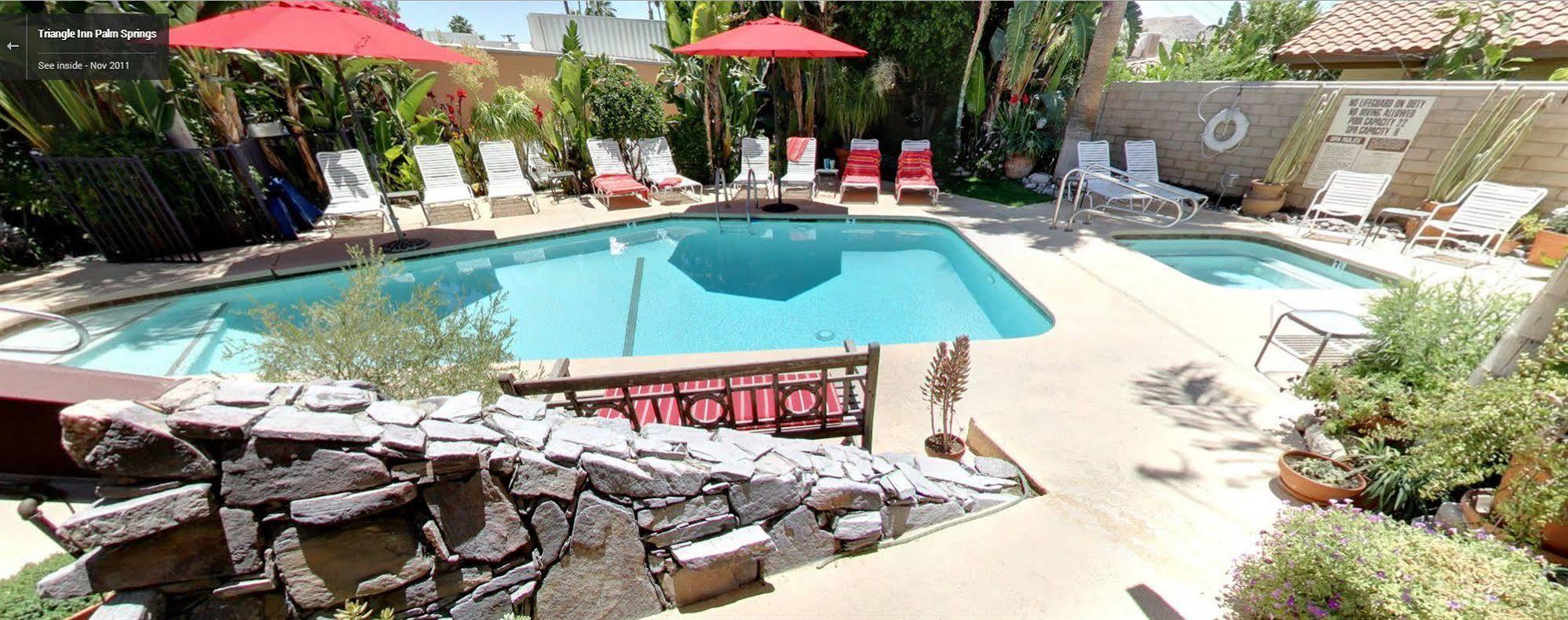 Triangle Inn Clothing Optional Resort For Men Palm Springs Bagian luar foto